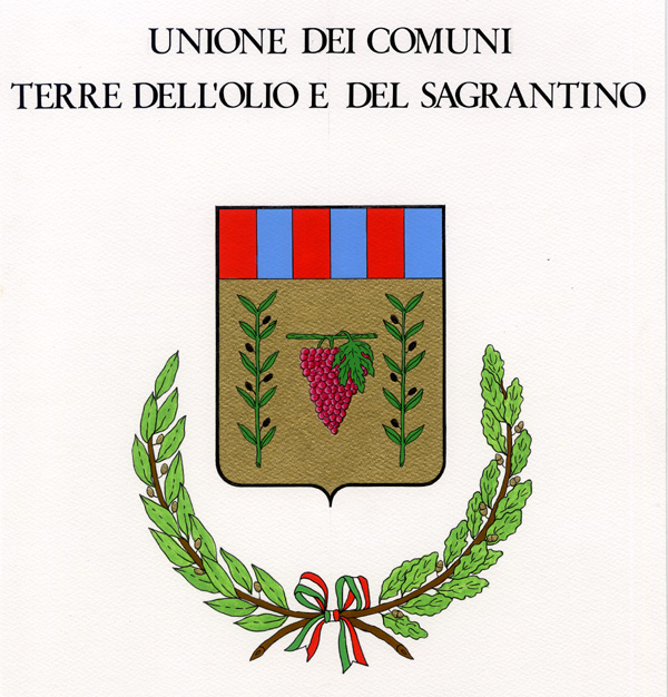 Emblema dell'Unione dei Comuni "Terre dell'Olio e del Sagrantino"